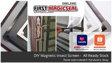 First Magicseal - (Product V1) DIY Magnetic Insect Screen Jaring Nyamuk
