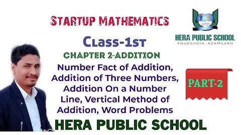 Start Up Maths Class-1st Chapter-2 ADDITION PART-2 by Rashid Sir| HERA PUBLIC SCHOOL PHADGUDIA AZM.