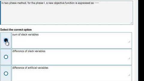 MTH601 Operations Research Quiz 2 2020