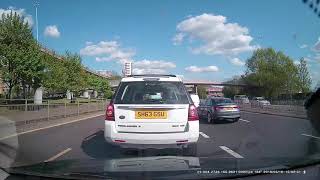 ST62BAN Aggressive Audi Driver Nearly Hits Car They Just Tried To Cut Up