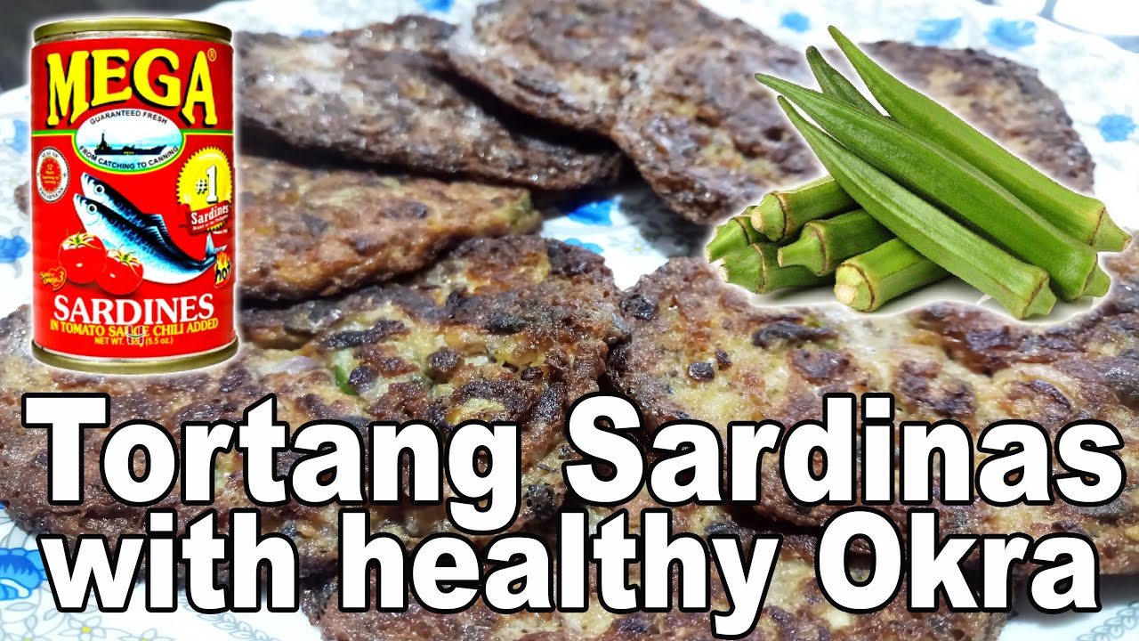 how to cook Tortang Sardinas with Okra YouTube