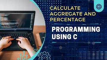 Write a program to find the aggregate marks and the percentage marks using c programming
