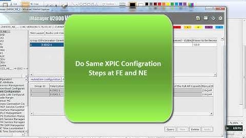 microwave configuration XPIC