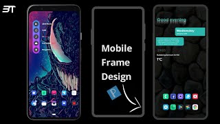 How to create mobile frame design_মোবাইল ফ্রেম বানিয়ে নিন।। bangla tube screenshot 4