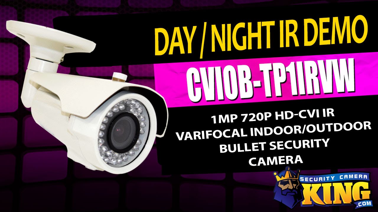 Demonstration: 1 Megapixel HD-CVI Infrared Bullet CVIOB-TP1IRVW