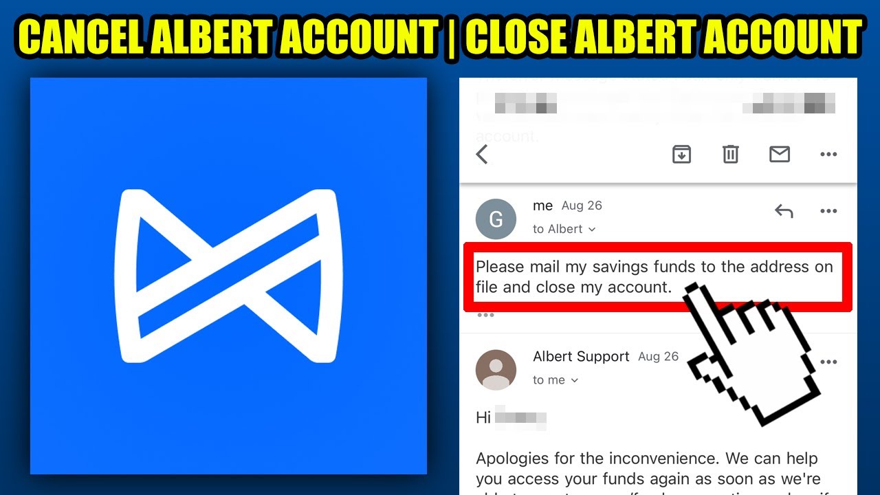 how-to-cancel-albert-account-close-albert-account-youtube