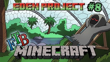 Minecraft Feed the Beast: Eden Project - Barrel storehouse (Part 8)