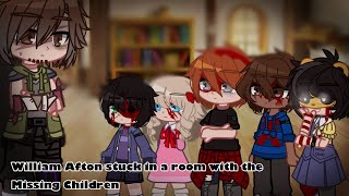 William Afton stuck in a Room with the Missing Children || Short Challenge