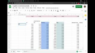 2.6: Euler's Method 5 - spreadsheet example