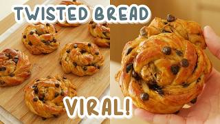 Resep ROTI VIRAL – TWISTED BREAD Roti Merak Versi Simpel!!
