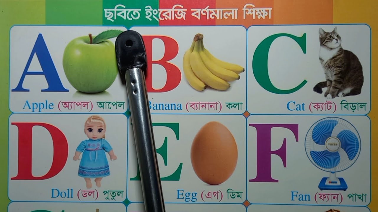 A B C D\\abcd alphabet \\A B C D Latters\\sanda sanda abcd pora. - YouTube
