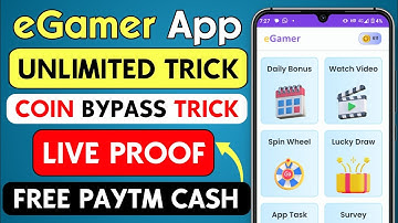 eGamer App Payment Proof | eGamer App Se Paisa Kaise Kamaye | eGamer App Unlimited Trick