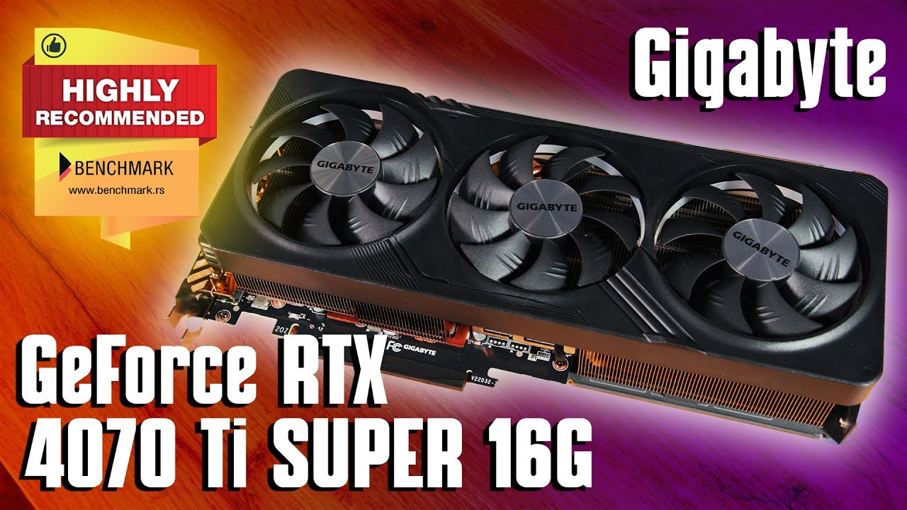 Gigabyte GeForce RTX 4070 Ti SUPER 16G - recenzija