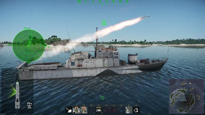 USS Douglas test sail