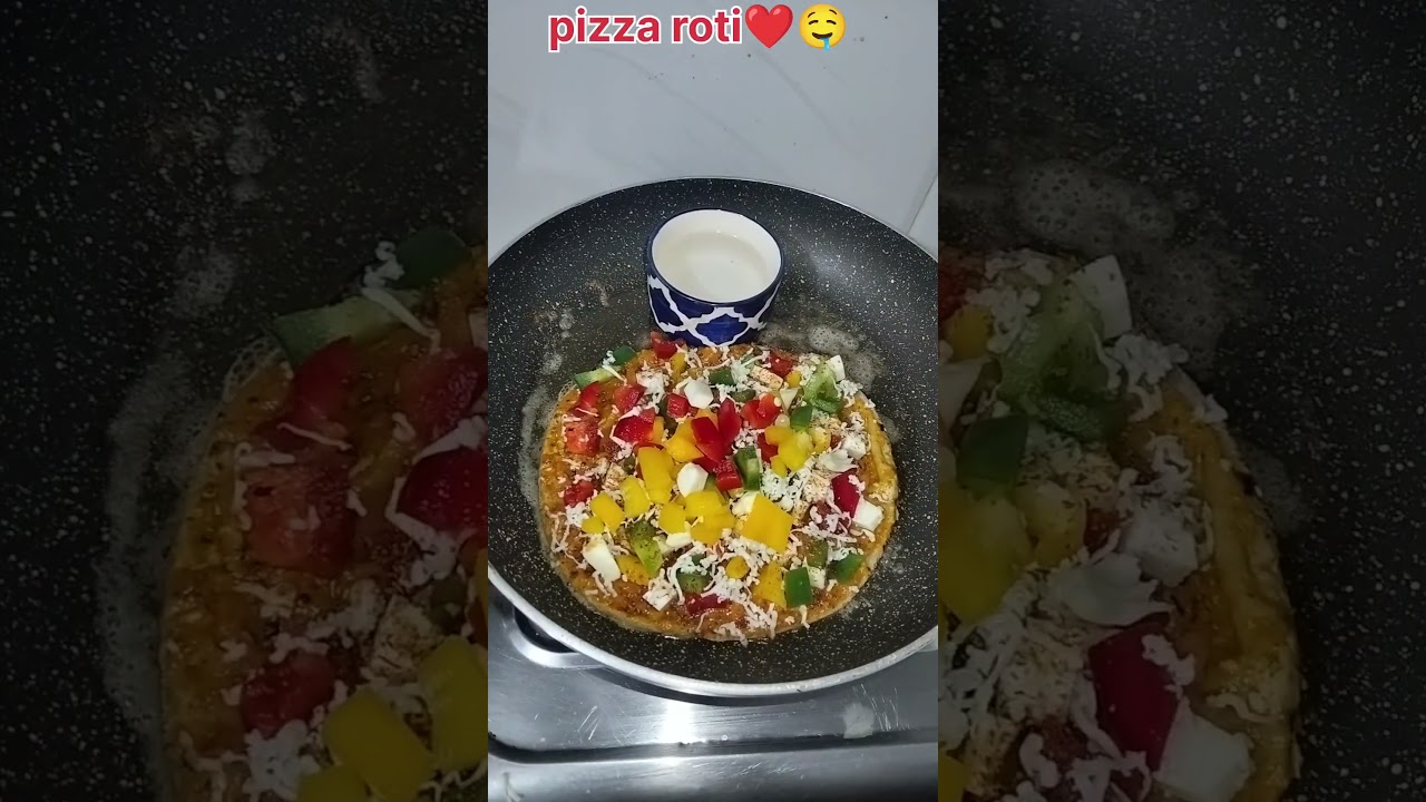 Holi special leftover roti pizza – bachi hui roti se banaye 