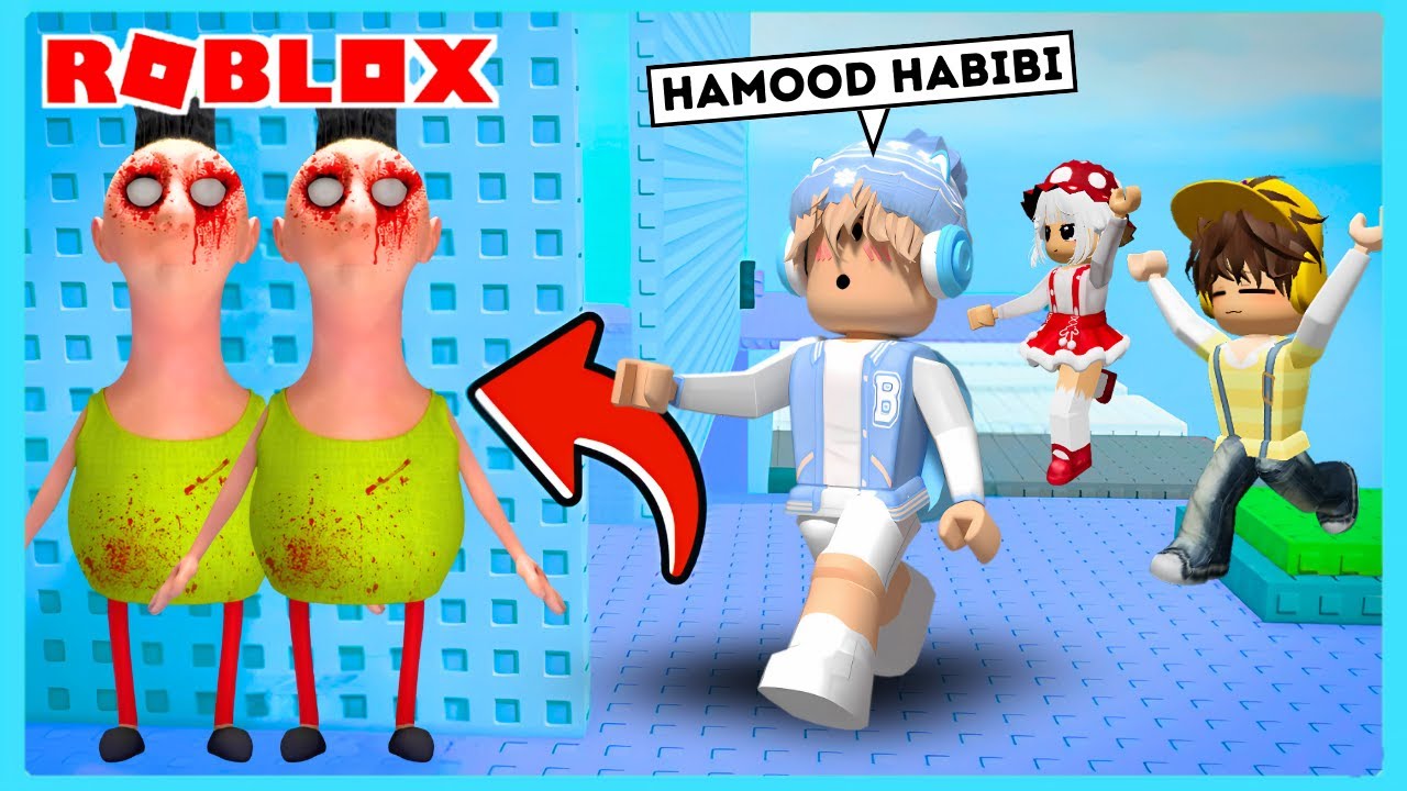 Bang Boy Cio Dan Cia Selamat Dari Kejaran Hamood Habibi Di Game Roblox Tower