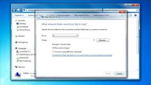 Mapping an FTP Server in Windows 7 Explorer