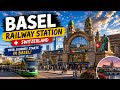Basel Railway Station Walking Tour | Basel SBB Switzerland🇨🇭4K
