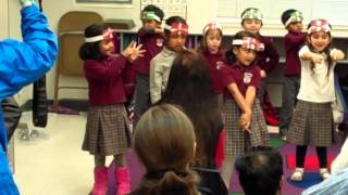 Saesha's  Christmas Performance at Challenger school - 2014
