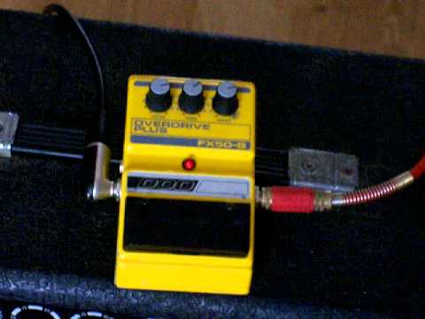 OVERDRIVE effect PEDAL DOD FX50-B demo.mov