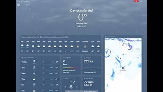Freezing Rain Weather app animation screenshot 3