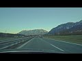 Sunset drive on German and Austrian motorways /from Switzerland to Slovakia in 2022 Part 3