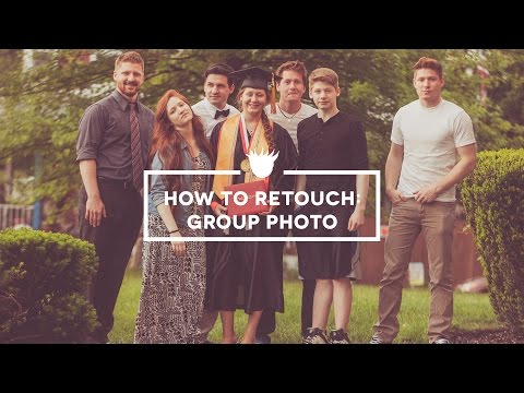 Retouch a Group Photo - Photoshop CC Tutorial