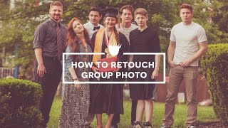 Retouch a Group Photo - Photoshop CC Tutorial screenshot 5