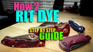 RIT DYING SCALES STEP BY STEP WALK THROUGH