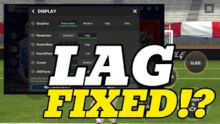HOW TO FIX LAG IN FIFA MOBILE! HOW TO FIX LAG IN FC MOBILE | FC MOBILE NIGERIA