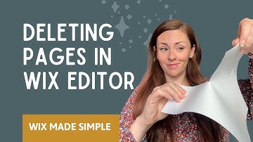 How to Hide or Delete Pages on Wix Website