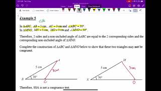 Sec 3 Chap 9 WS1 Congruence and Similarity Tests (part 2)