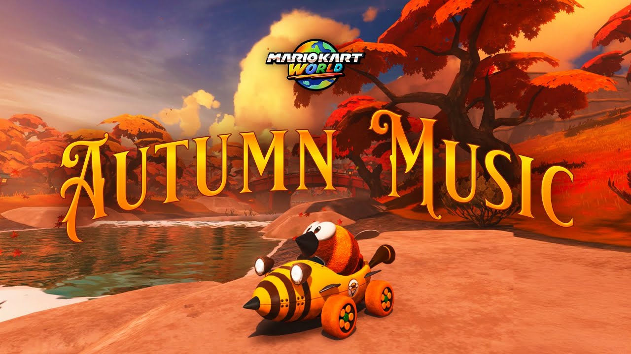 Mario Kart World Autumn Music Mix 🍁 [3 hours]