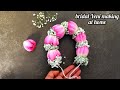 Bridal veni making  wedding garland making lotus veni garland  lotus baby breath flower garland