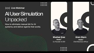 Webinar: AI User Simulation by Arato