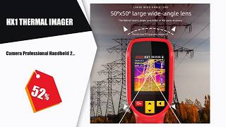HX1 Thermal Imager Camera Professional Handheld 240×240 Resolution -20~550C 15 Color Palette Save Pi