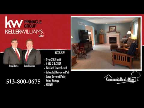 2 car garage 254 Portland Blvd, Lebanon, OH home video tour