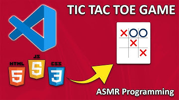 ASMR Programming- Tic Tac Toe Game - No Talking
