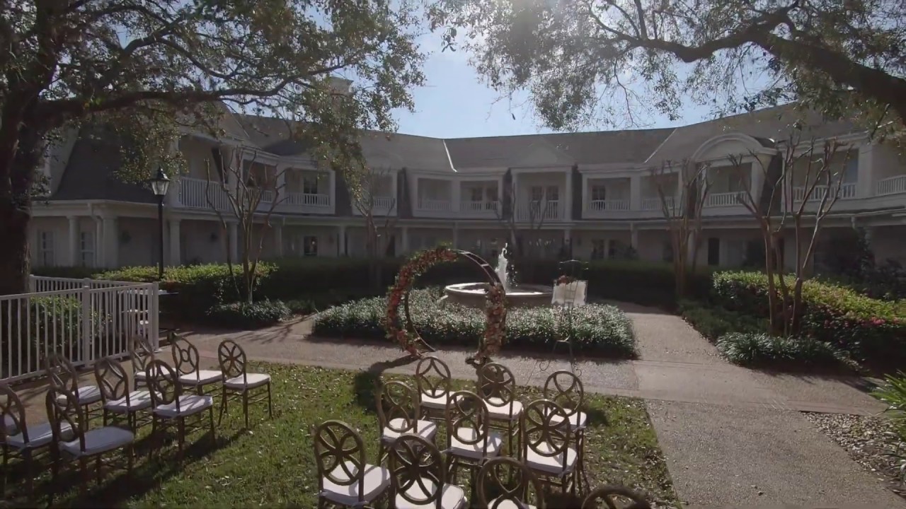 Disney Wedding Venue Pool Side Green At Walt Disney World Youtube