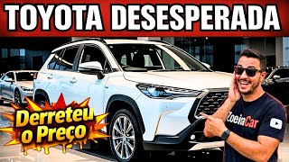  🚨 TOYOTA EM DESESPERO ❗ QUEIMA DE ESTOQUE TOTAL com BÔNUS e DESCONTOS EXCLUSIVOS  DE 50 MIL REAIS