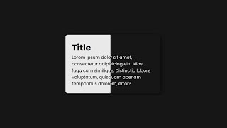 Text Slider Dark And White Effects | HTML CSS | With Source Code