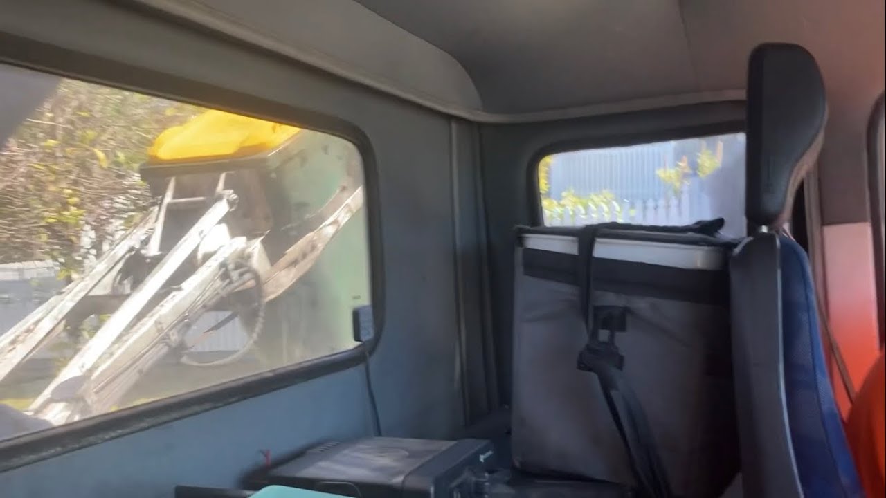 Garbage truck ride along incab with Terry BSR801 (hopper cam) YouTube