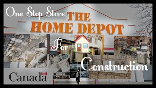 One Stop Store for House Construction| Part 1 | Home Depot Tour in Telugu | Canada Telugu Vlogs