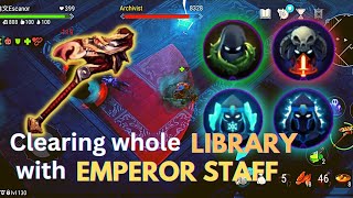 FROSTBORN | Emperor Staff | Clearing whole Forbidden Library with Emperor Staff!!