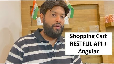 Shopping Cart Project in ASP.NET CORE RESTFUL API +  Angular