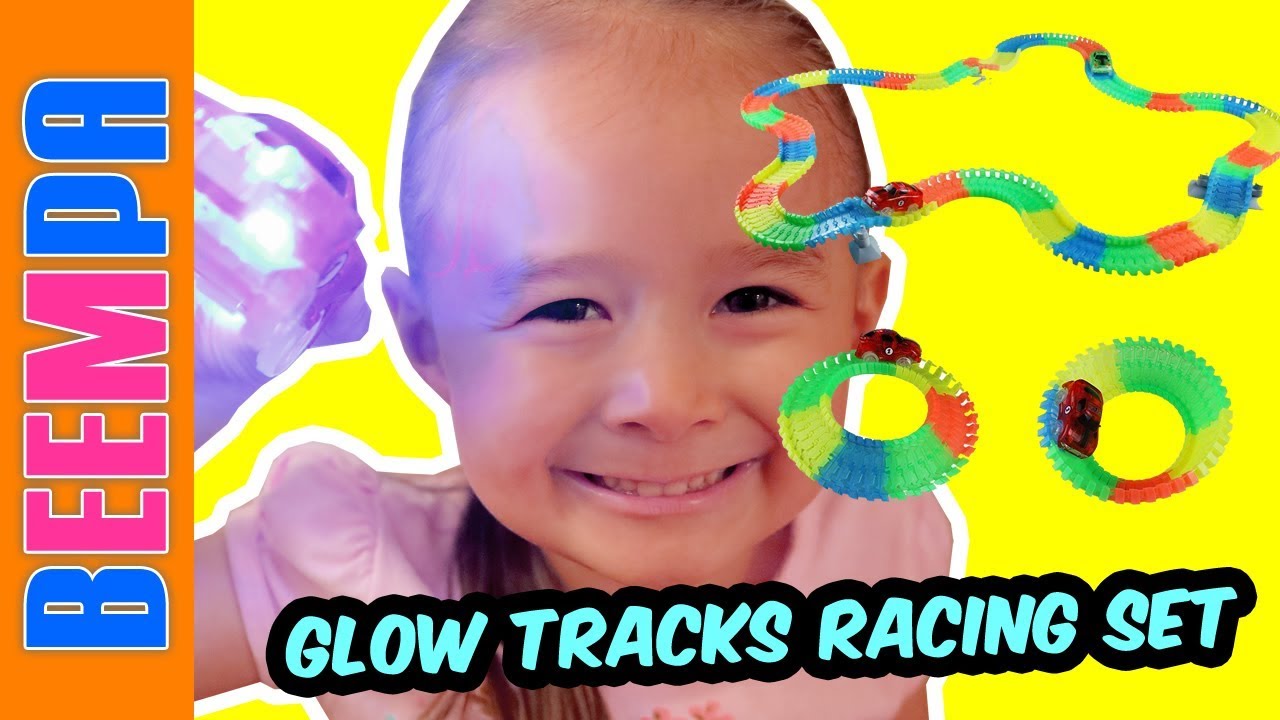 Glow Tracks Racing Set For Kids, Glow Tracks Cars From Amazon, Glow