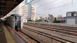 【錦糸町駅】JR E259系｢特急 成田エクスプレス成田空港｣12両編成 ゆっくりと通過‼️