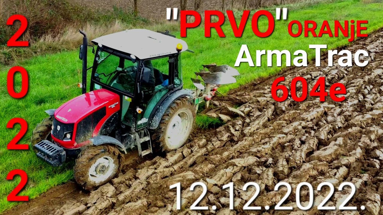 ArmaTrac 604e Prvo Oranje 2022 | Testiramo NOV TRAKTOR | ERKUNT | Ploughing | Plowing ALTHAUST