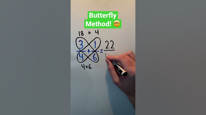 Butterfly Method for Adding Fractions! 🤯 #Shorts #math #maths #mathematics #fractions #mathtrick