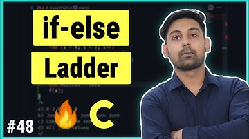 Else If Ladder Control Statement In C | In Hindi | By Nirbhay Kaushik